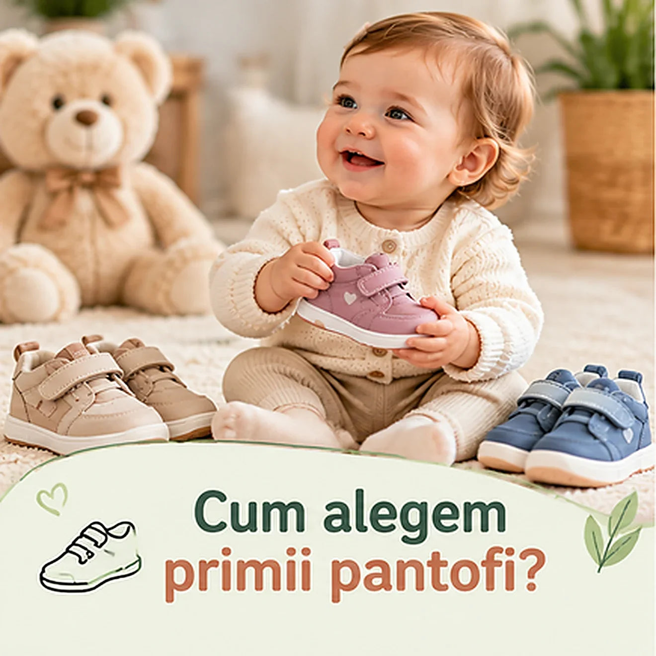 Cum alegem primii pantofi?