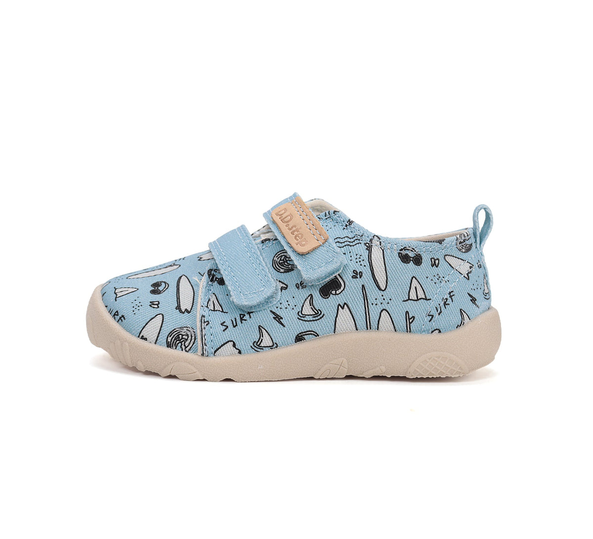 D.D.Step fiú vászon Barefoot beltéri cipő 20-31 Turquise surf