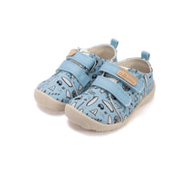 D.D.Step fiú vászon Barefoot beltéri cipő 20-31 Turquise surf