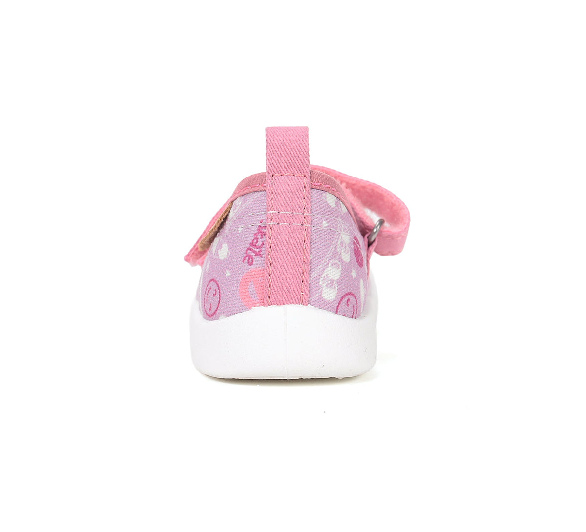 D.D.Step tenisi fete decupati din panza 28-33 Daisy Pink Skate