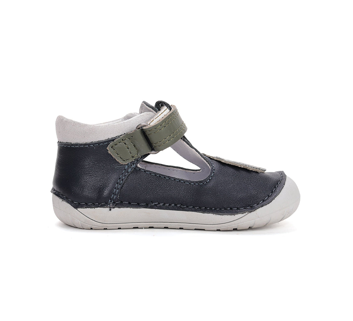 D.D.Step fiú kivágott Barefoot cipő 20-25 Királykék tépőzárral