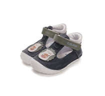 D.D.Step fiú kivágott Barefoot cipő 20-25 Királykék tépőzárral