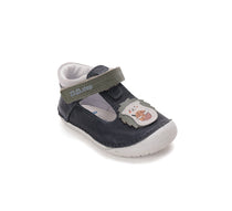 D.D.Step fiú kivágott Barefoot cipő 20-25 Királykék tépőzárral