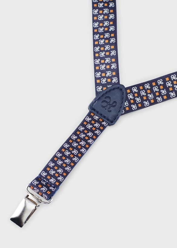 Abel&Lula bretea baieti cu elastic si logo 6-18 luni, Navy blue Másodlagos kép