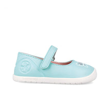 Biomecanics balerinacipő lányoknak First Steps Barefoot 19-26 Sauvage Sky pillangóval