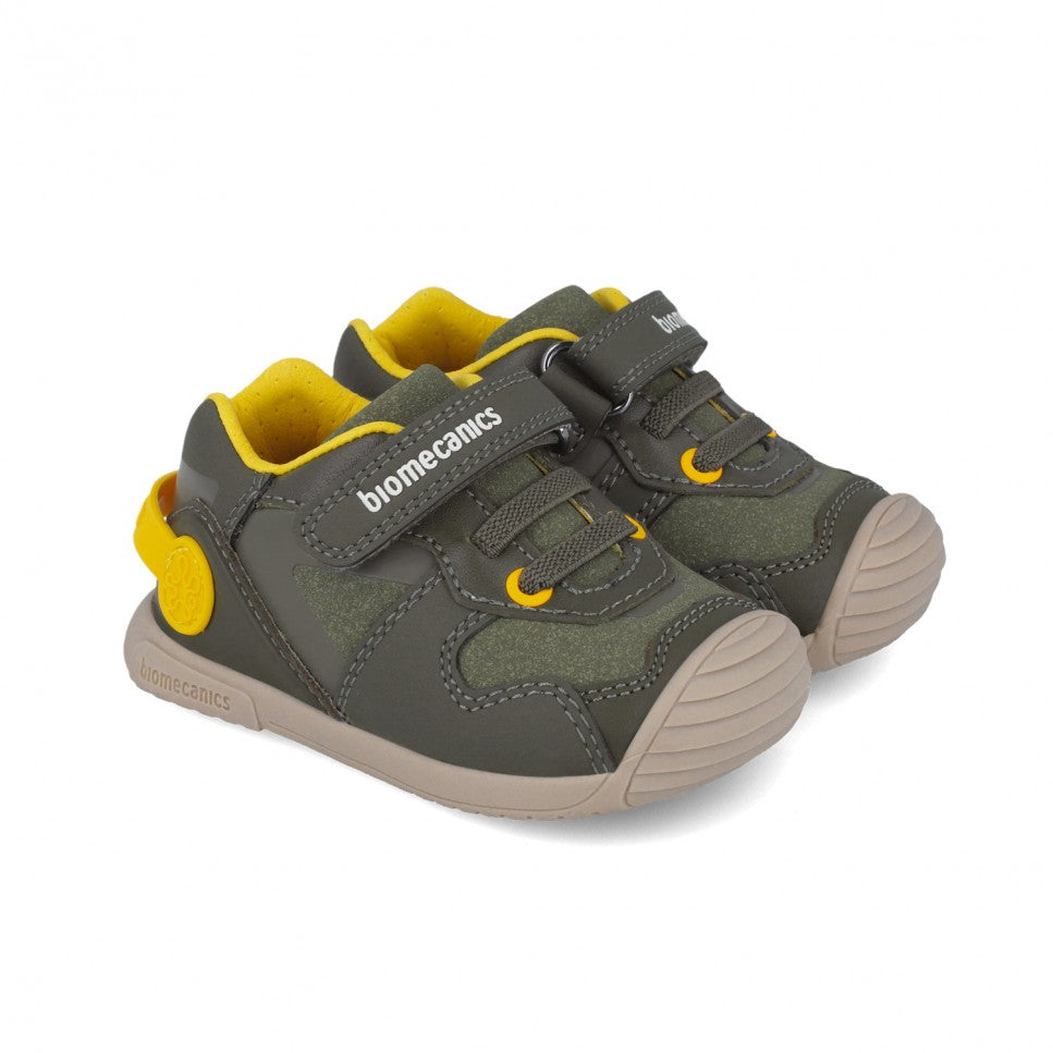 Biomecanics pantofi baieti 18-25 Sauvage Militare cu galben Fő kép