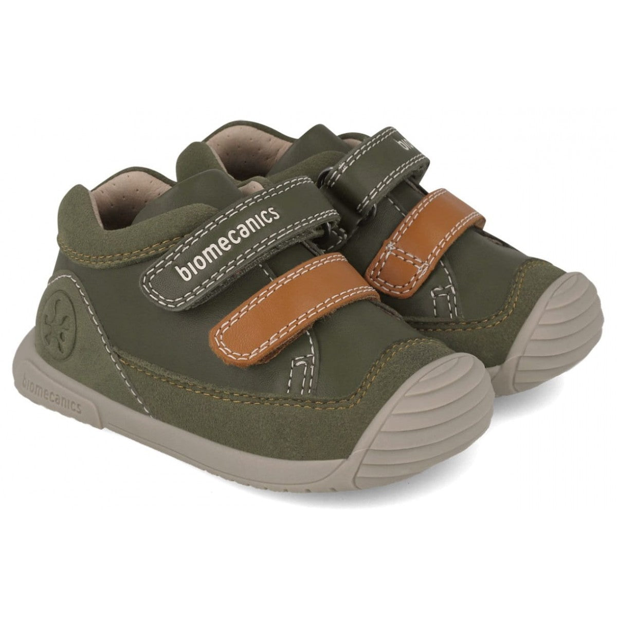 Biomecanics pantofi baieti 18-25 Sauvage Militare cu maro Fő kép