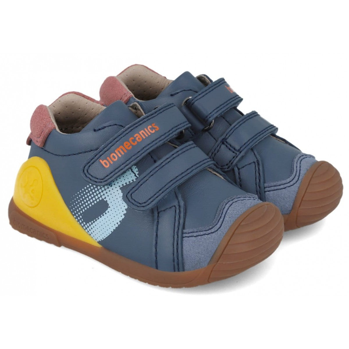 Biomecanics pantofi baieti 18-25 Sauvage Petrol cu mustariu Fő kép