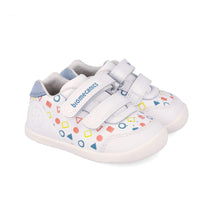 Biomecanics fiú cipő BAREFOOT 19-26 Napa Blanco geometrikus formák
