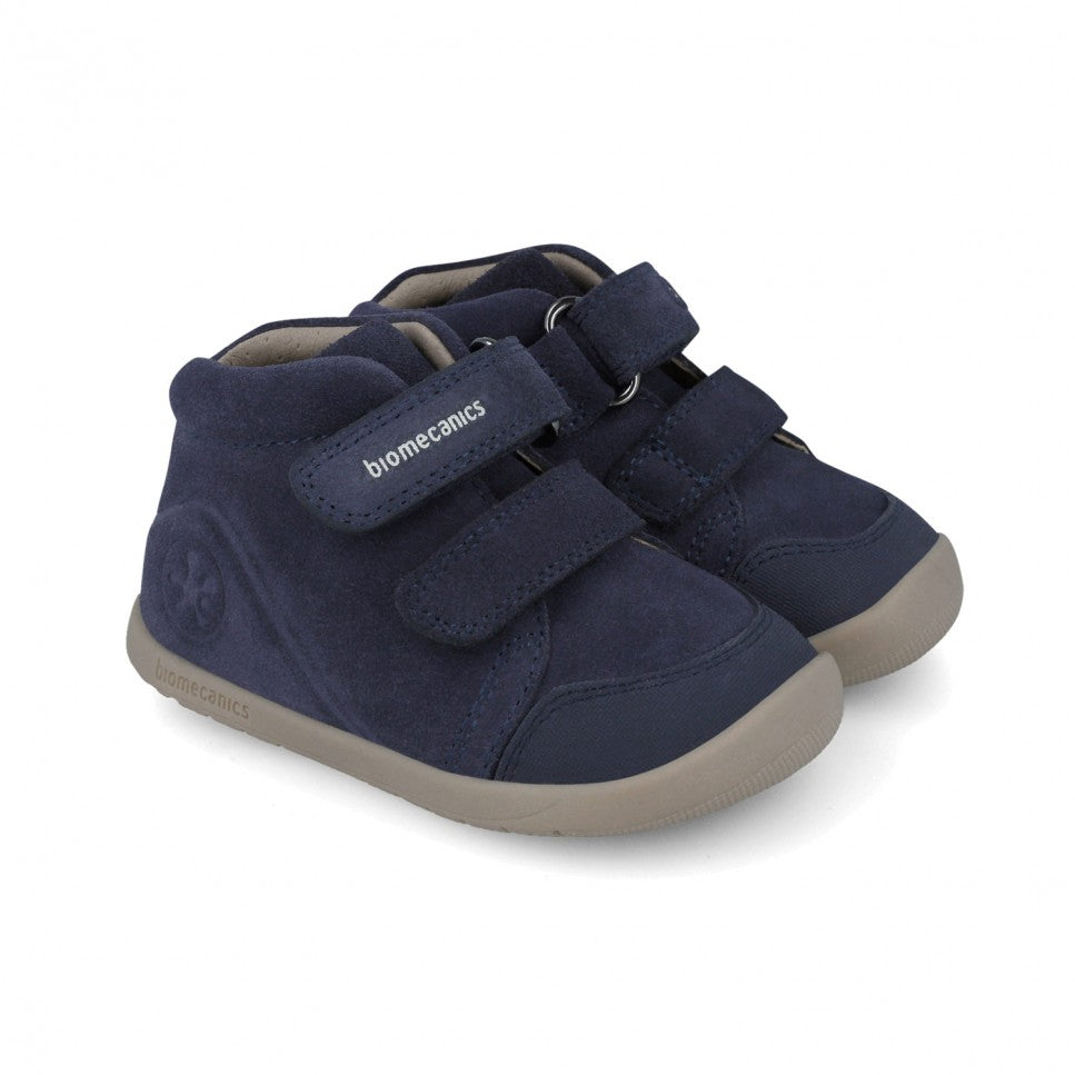 Biomecanics pantofi baieti Barefoot Primii Pasi 24 -26 Serraje Azul Fő kép