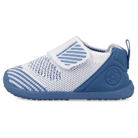 Biomecanics fiú otthoni cipők, Wider Biohome Barefoot Primii Pasi 19-26 Rejilla Blanco y Indigo