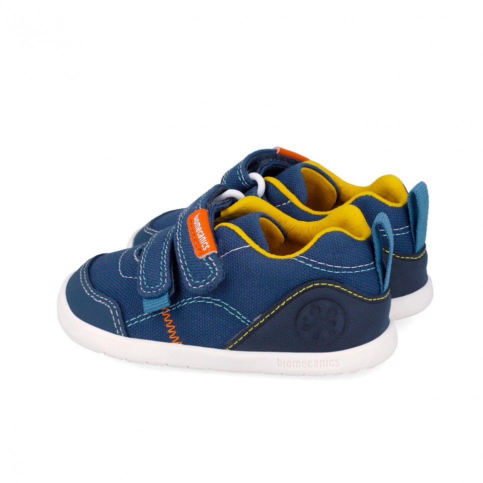 Biomecanics fiú vászoncipő BAREFOOT 19-26 Pique Petrol