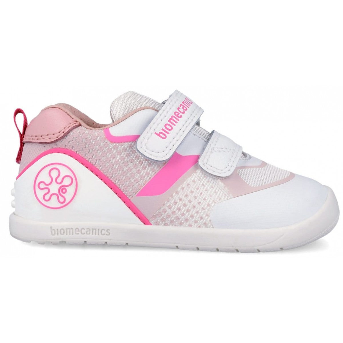 Biomecanics lány cipő mezítlábas 19-26 Rejilla Blanco Y Rosa Másodlagos kép