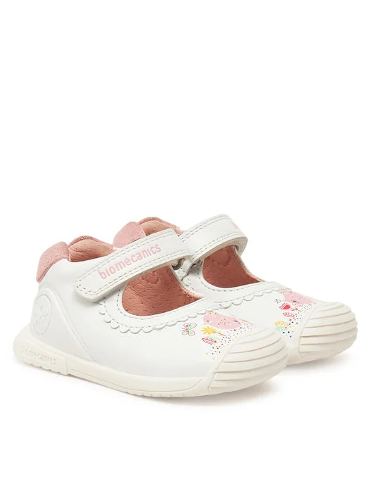 Biomecanics pantofi fete decupati 18-24 Napa Blanco cu puisor Fő kép