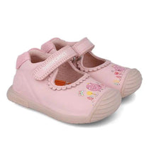 Biomecanics pantofi fete decupati 18-24 Sauvage Rosa cu puisor