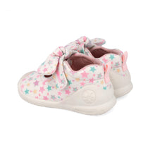 Biomecanics kivágott lány vászoncipő First Steps 19-24 Lurex Blanco csillagokkal