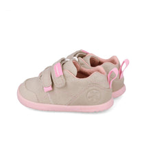 Biomecanics vászon kislány cipő BAREFOOT 20-25 Pique Beige Y Rosa