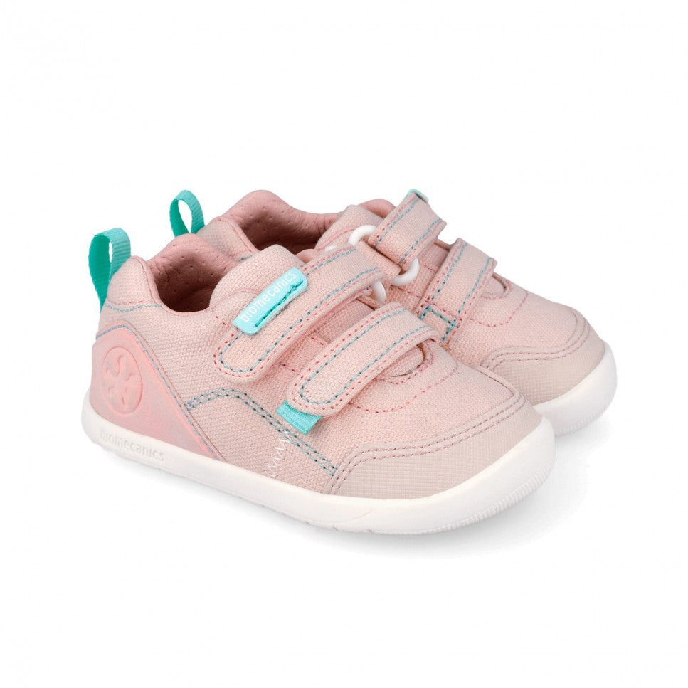 Biomecanics vászon lánycipő BAREFOOT 19-26 Pique Rosa