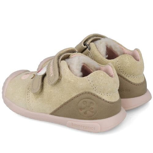 Biomecanics cipő lányoknak bélés nélküli 18-25 Serraje laminado Latte macchiato nyuszival Másodlagos kép