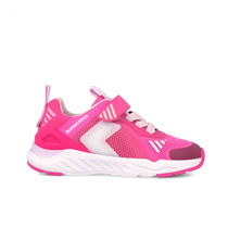Biomecanics sportos lánycipő LED-del 24-34 Rejilla Fucsia
