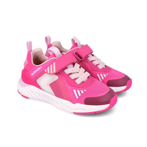 Biomecanics sportos lánycipő LED-del 24-34 Rejilla Fucsia