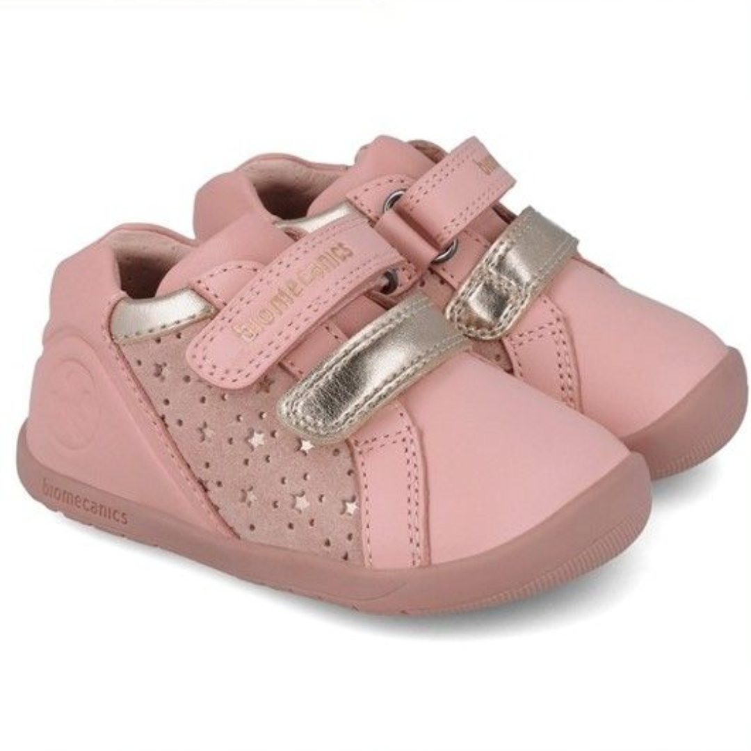 Biomecanics pantofi fetite Barefoot 19-24 Sauvage Petalo cu stelute Fő kép