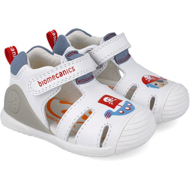 Biomecanics sandale baieti 18-25 Napa Blanco cu pirati Fő kép