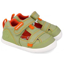 Biomecanics vászon barefoot szandál fiúknak, 19-26, Pique Verde