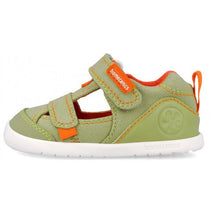 Biomecanics vászon barefoot szandál fiúknak, 19-26, Pique Verde