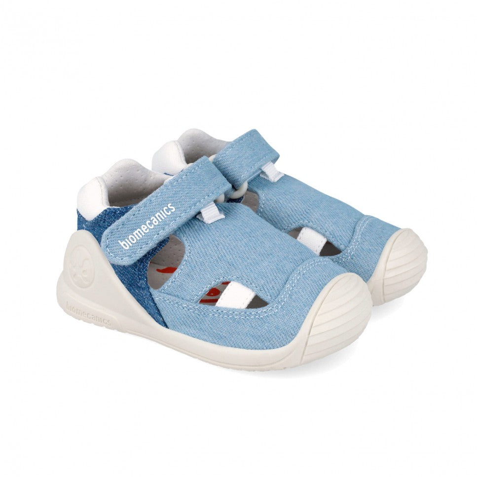 Biomecanics vászon kisfiú szandál Barefoot First Steps 18-24 Pique Farmer Fő kép