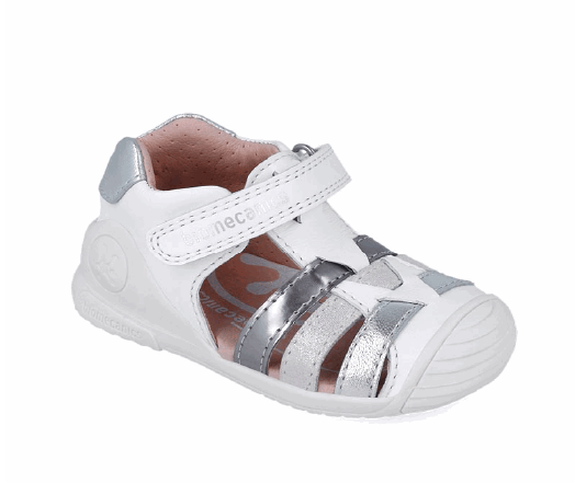 Biomecanics sandale fete 18-25 Napa Blanco Y Plata Fő kép