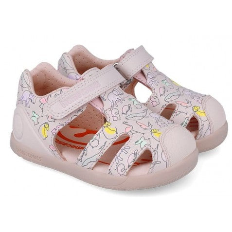 Biomecanics sandale fete 19-23 Sauvage Cotton cu animale Fő kép
