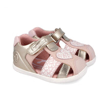 Biomecanics lány szandál Barefoot Első Lépések 19-26 Metalcris Platino és Cotton szívvel