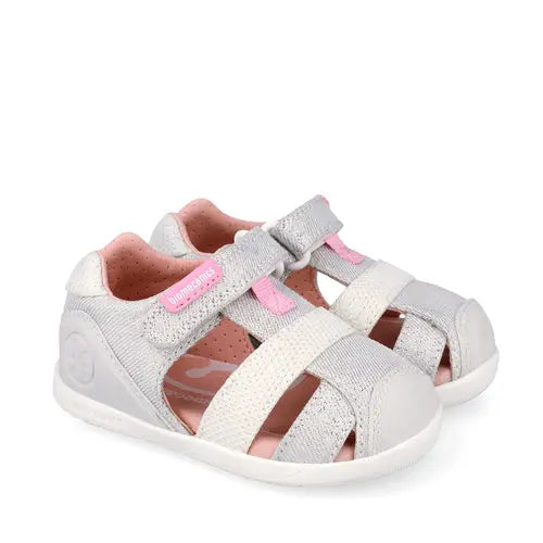 Biomecanics Pique Blanco vászon barefoot szandál lányoknak 19-26 Fő kép
