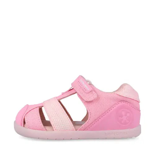 Biomecanics lány vászon szandál BAREFOOT 19-26 Pique Rosa Másodlagos kép