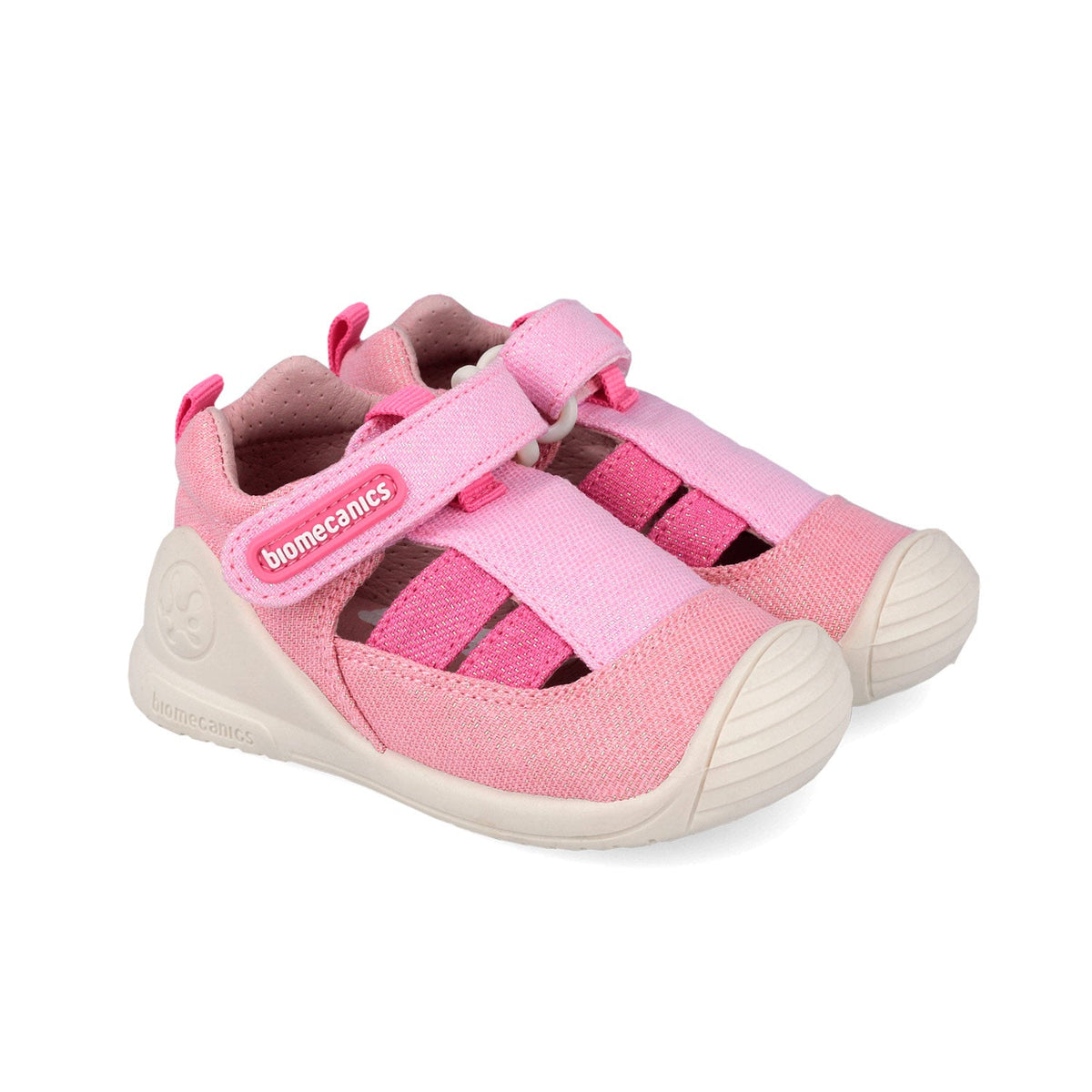 Biomecanics vászon lány szandál 18-24 Lurex Rosa
