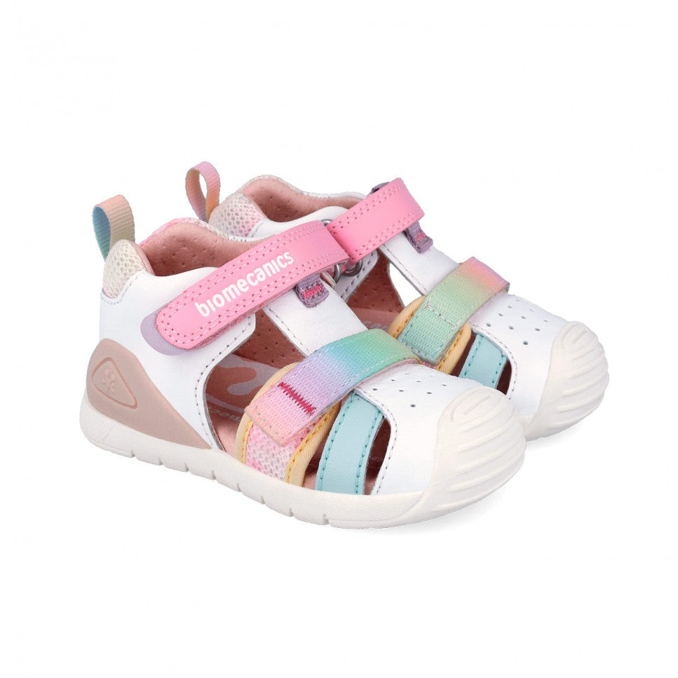 Biomecanics lány szandál Első Lépések 20-25 Blanco Y Multicolor