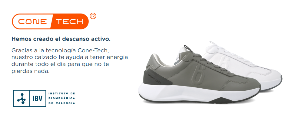 Biomecanics fiú sportcipő Cone-Tech 40-45 Napa Szürke