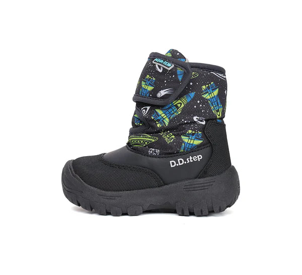 D.D.Step fiú csizma Aqua-Tex bélelt 28-33 Fekete Másodlagos kép
