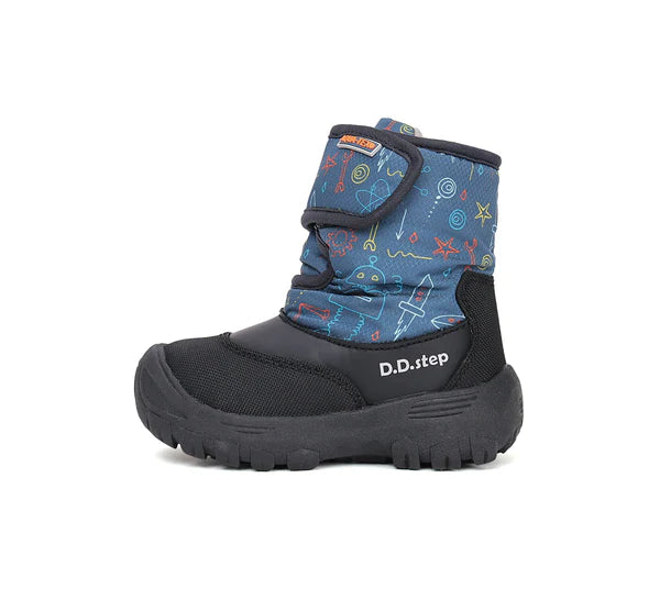 D.D.Step fiú csizmák Aqua-Tex béléses 28-33 Királykék Másodlagos kép