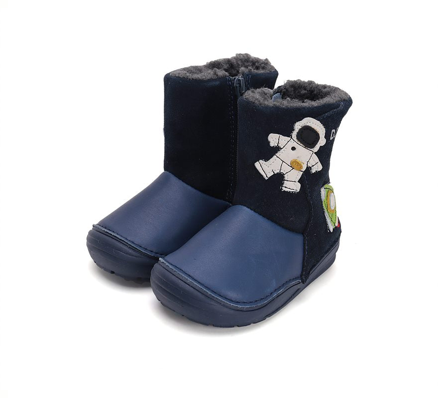 D.D.Step cizme baieti imblanite 20-25 Royal Blue cu cosmonaut Fő kép