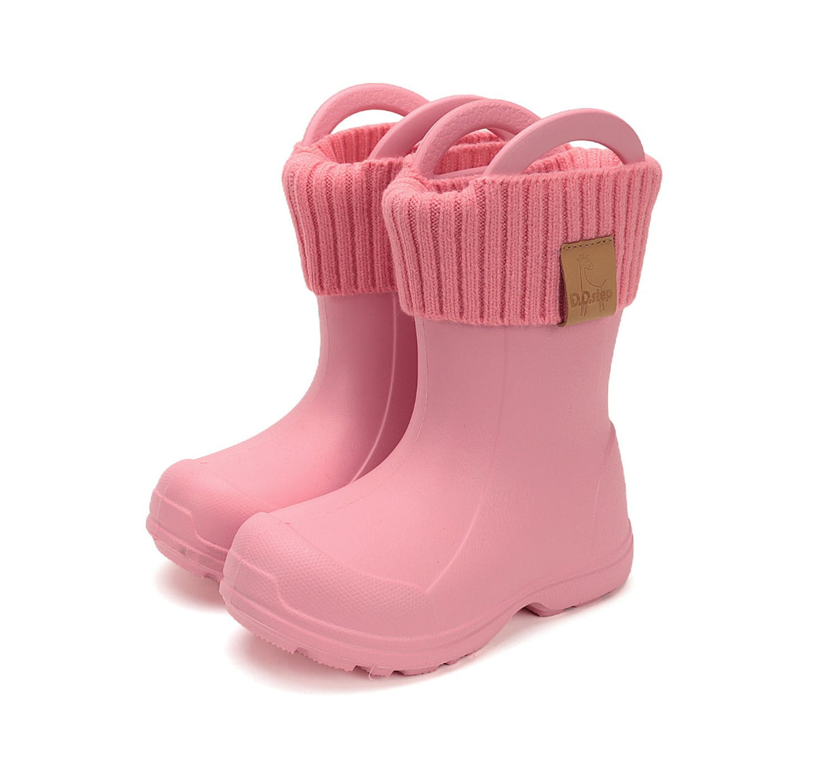 D.D.Step cizme de cauciuc fete cu captuseala detasabila 20-31 Water Lily Pink