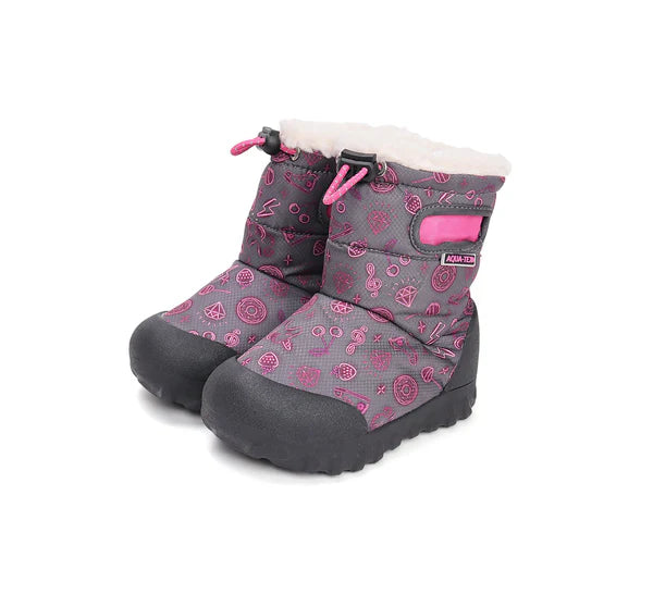 D.D.Step cizme fete Aqua-Tex imblanite 22-27 Dark Pink Fő kép