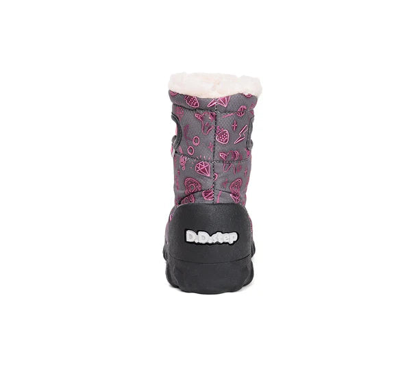 DD Step lány csizma Aqua-Tex bélelt 28-33 Sötét rózsaszín