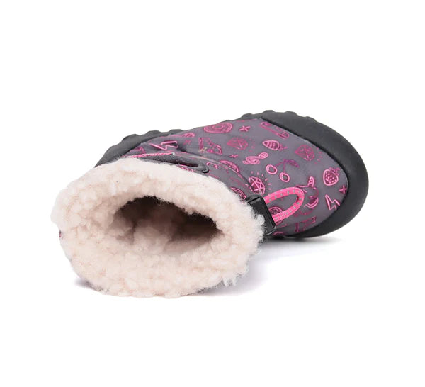 DD Step lány csizma Aqua-Tex bélelt 28-33 Sötét rózsaszín