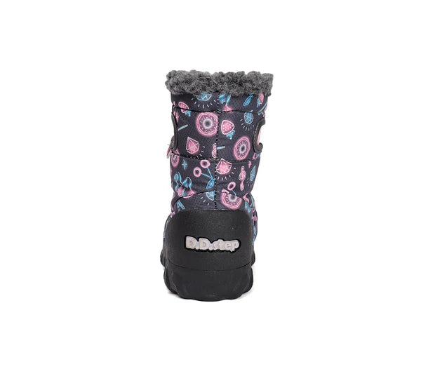D.D.Step Aqua-Tex bélelt lányka csizma 22-27 Daisy Pink