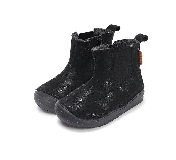 D.D.Step cizme fete imblanite 26-31 Black cu buline Fő kép