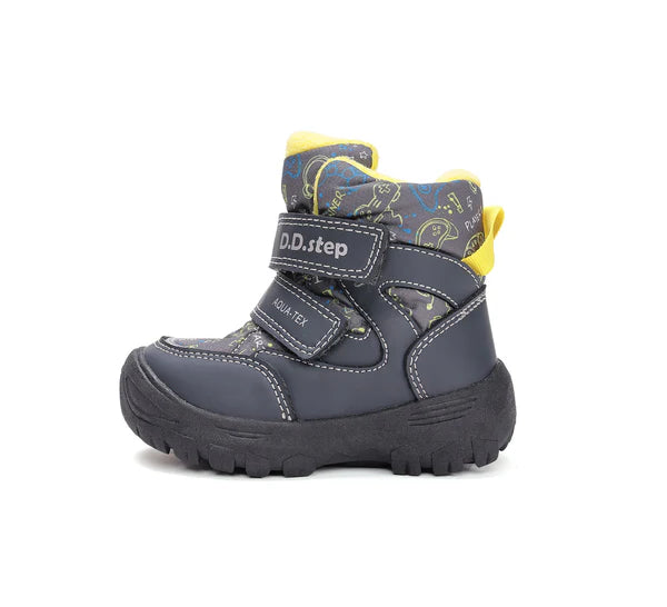 D.D.Step fiú csizma Aqua-Tex bélelt 22-27 sárga Másodlagos kép