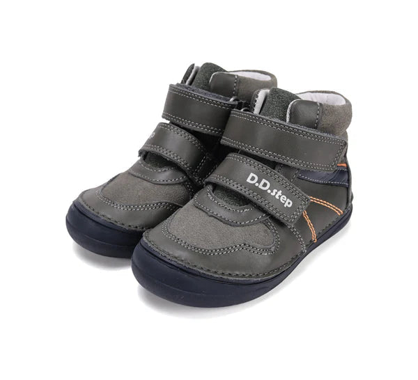 D.D.Step ghete baieti cu scai 26-31 Khaki cu dunga Fő kép