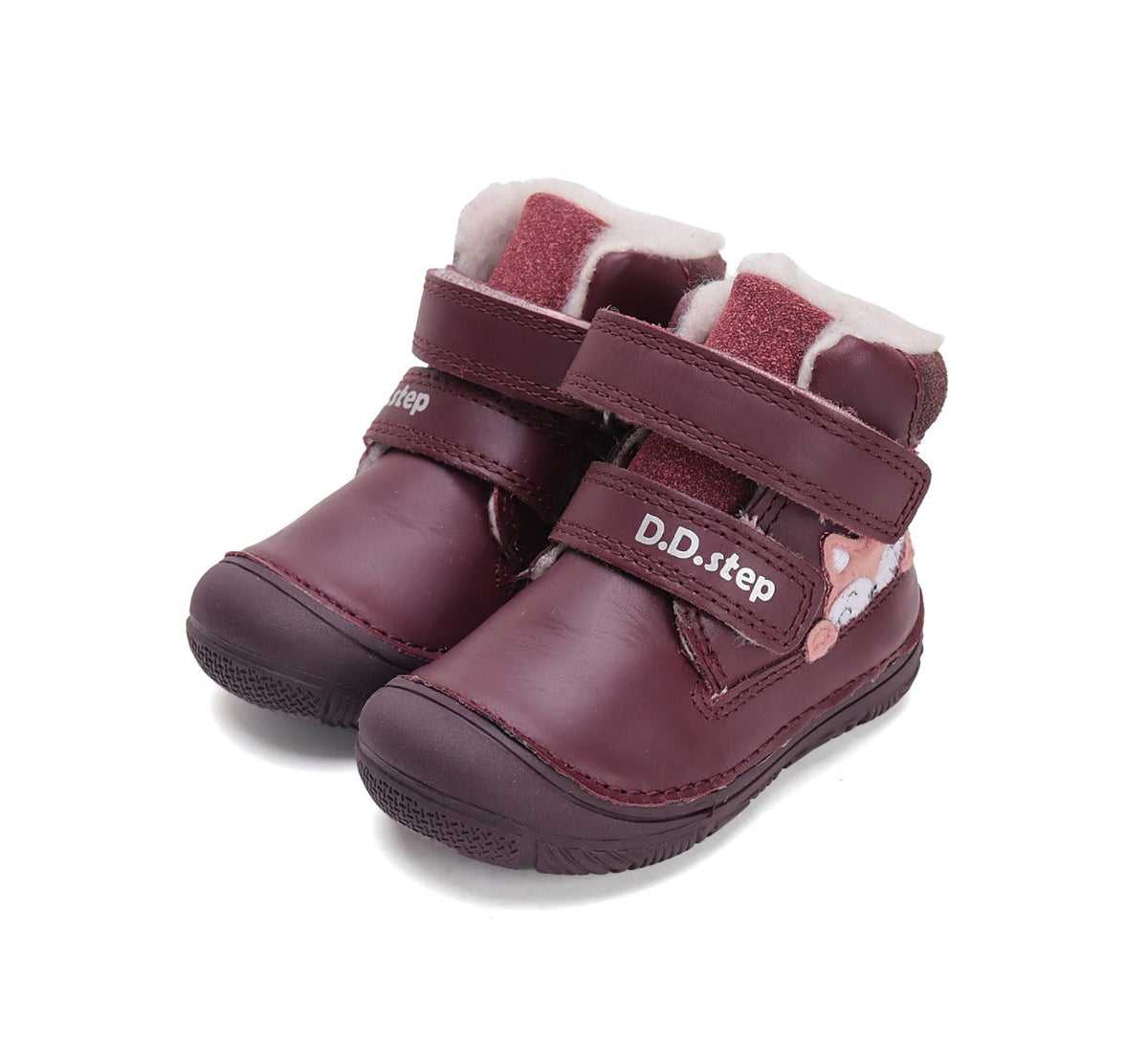 D.D.Step ghete fete imblanite 26-31 Raspberry cu vulpe Fő kép